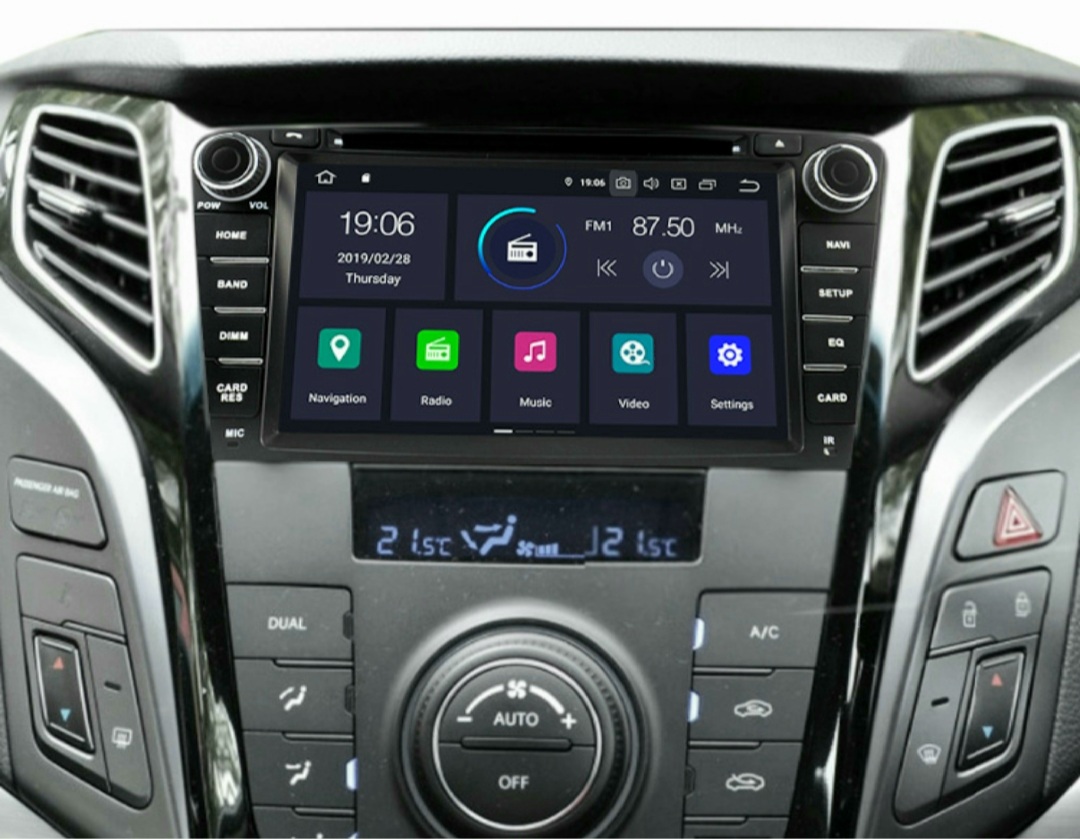 7"android 12 bilstereo Hyundai i40 (2011---2014) Gps wifi carplay android auto blåtand rds Dsp 64gb 4GSIM dvd spelare