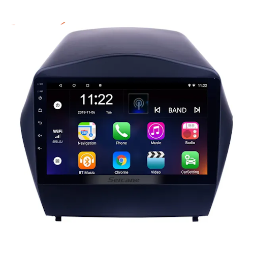 9"android 12 bilstereo  Hyundai Tucson (2009---2015) gps wifi carplayandroidautoblåtandrds 64G 4GSIM(