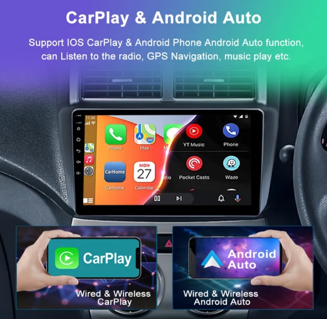 10.1" android 12 bilstereo  Opel Mova o(2010--2020) gps wifi carplay android auto blåtand rds Dsp  rom:64GB  Ram:4GB,4GSIM