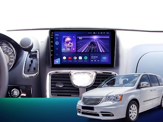 9" android 12 bilstereo Chrysler Grand  voyageur (2011--2015) gps wifi carplay android auto blåtand rds Dsp  Rom: 64GB, Ram: 4GB,  4GSIM