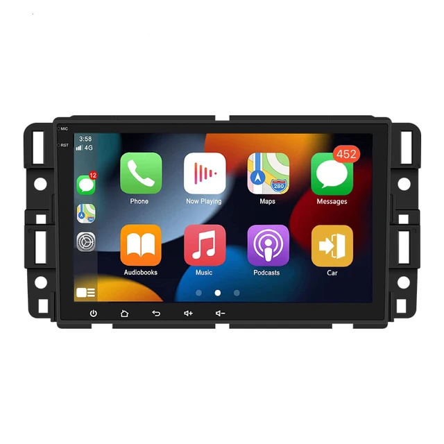 8"android 11, bilstereo  Hummer H2 (2008--2009) gps wifi carplay android auto blåtand rds Dsp 32GB