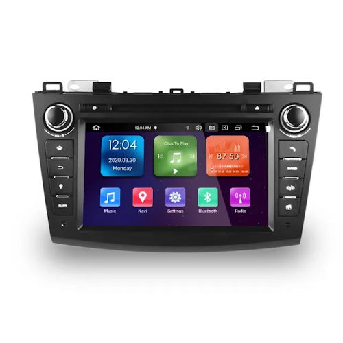 " android 8"android 12, bilstereo  dvd spelare  Mazda 3( 2010---2013) gps wifi carplay android auto blåtand rds Dsp 32GB,