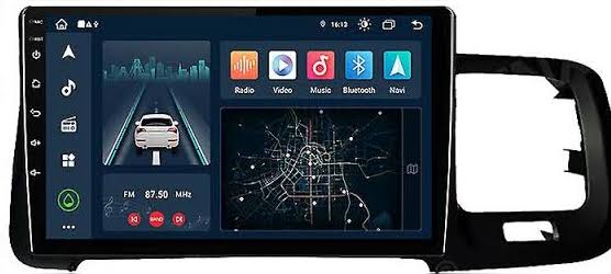9"android 10 bilstereo Volvo S60/ v60 (2014--2018) gps wifi carplay android auto blåtand rds Dsp 64GB,  4GSIM