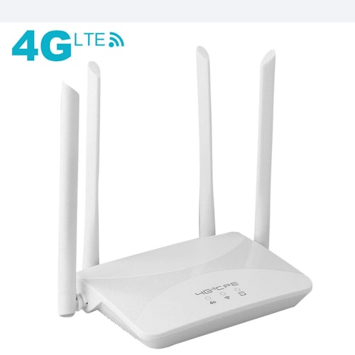 Universal 4G olåst LTE-router med SIM-kortplats