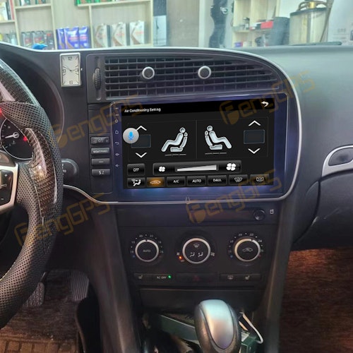 7"android 11  bilstereo  SAAB 9-3 (2007----2014) GPS WIFI carplay android auto blåtand rds Dsp RAM:2GB, ROM:32GB,4G LTE