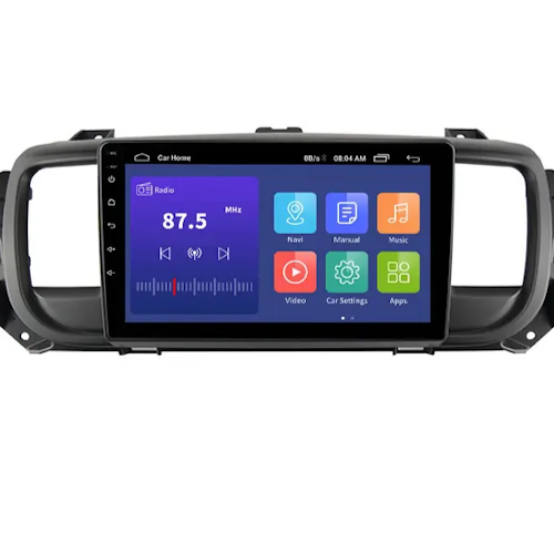 9"android 11 bilstereo  Peugeot expert ( 2016--2021) gps wifi carplay android auto blåtand rds Dsp 32gb, 4GSIM