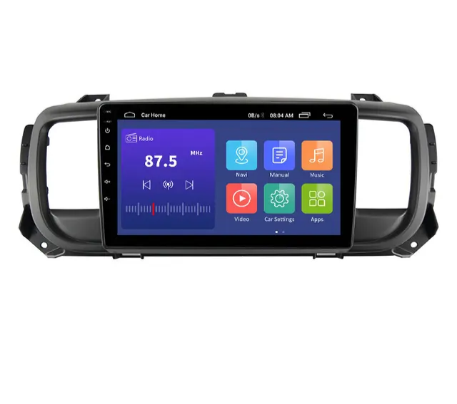 9"android 11 bilstereo  Citroën jumpy ( 2016--2021) gps wifi carplay android auto blåtand rds Dsp 32gb, 4GSIM