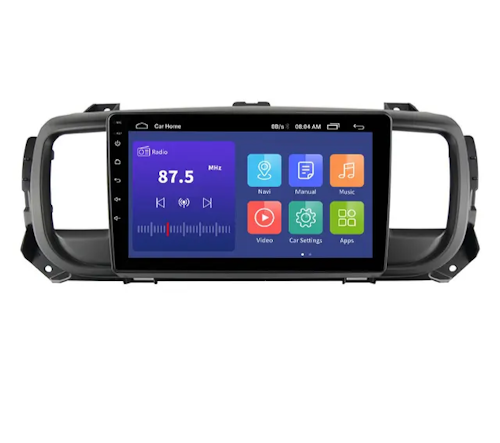 9"android 11 bilstereo  Toyota proace ( 2016--2021) gps wifi carplay android auto blåtand rds Dsp 32gb, 4GSIM