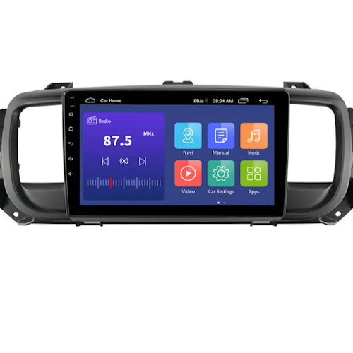 9"android 11 bilstereo  Toyota proace ( 2016--2021) gps wifi carplay android auto blåtand rds Dsp 32gb, 4GSIM