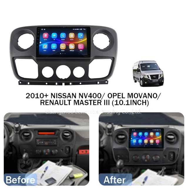 10.1" android 12 bilstereo  Renault master(2010--2022) gps wifi carplay android auto blåtand rds Dsp  Rom:128GB  Ram:8GB,4GSIM