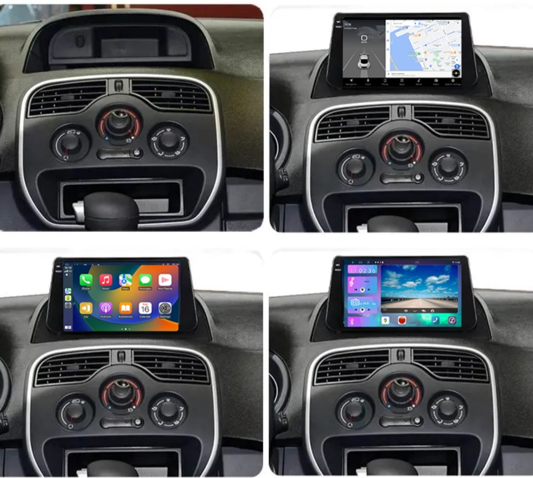 9"android 12 bilstereo Renault kangoo (2015---2018)gps wifi carplay android auto blåtand rds Dsp Rom:64GB,RAM:4GB,4GSIM