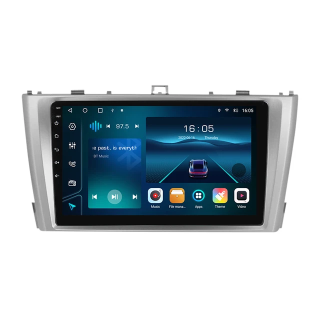 9"android 13 bilstereo Toyota avensis ( 2008--2015)gps wifi carplay android auto blåtand rds Dsp Rom: 64GB,Ram:4GB, 4GSIM