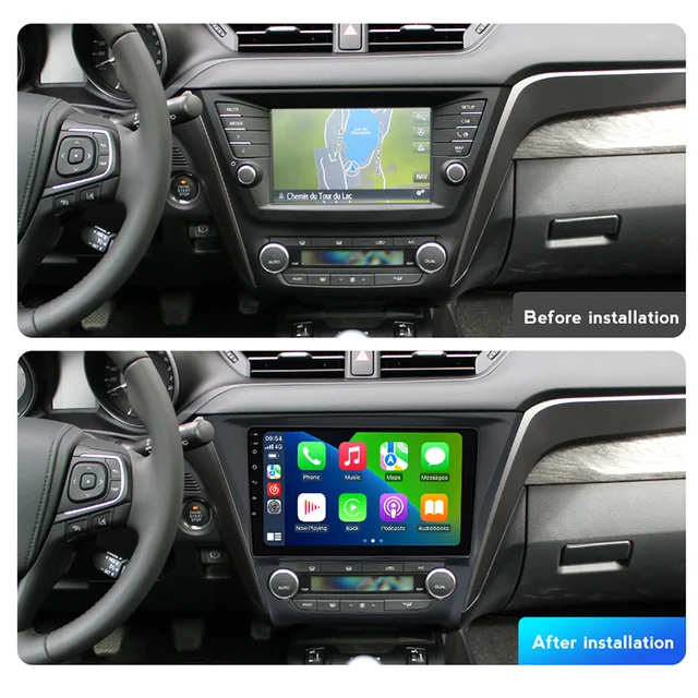 9" android 13, bilstereo  Toyota Avensis ( 2015----2019) gps wifi carplay android auto blåtand rds Dsp Rom:128GB,Ram: 8GB, 4GSIM