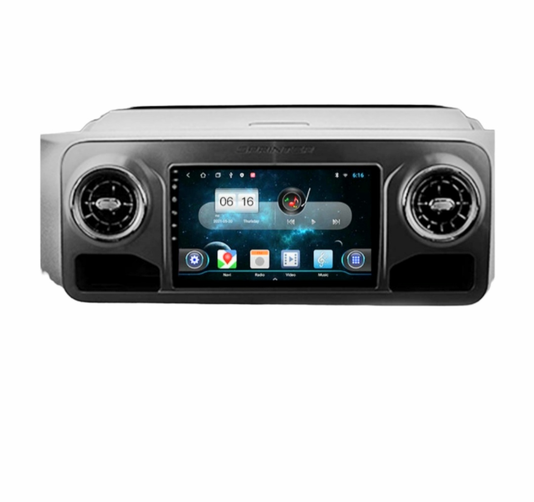 10.25" android 13 bilstereo  Mercedes Sprinter  (2018--2022) gps wifi carplay android auto blåtand rds Dsp RAM :8GB , ROM:128GB , 4G LITE: