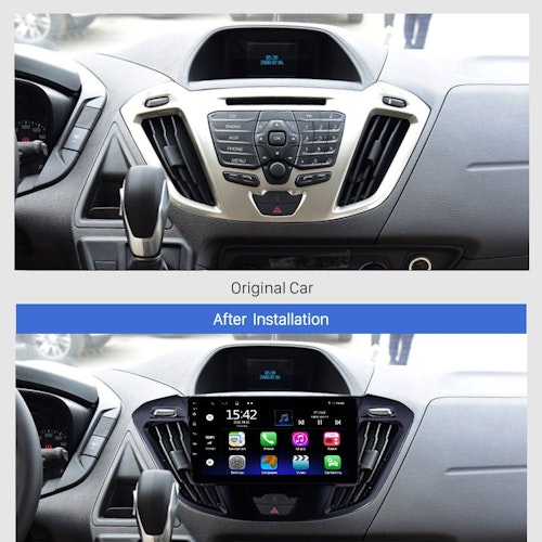 9"android 13   bilstereo  Ford Transit custom ( 2012---2017) Gps wifi carplay android auto blåtand rds Dsp RAM:8GB,ROM: 128GB, 4G LTE