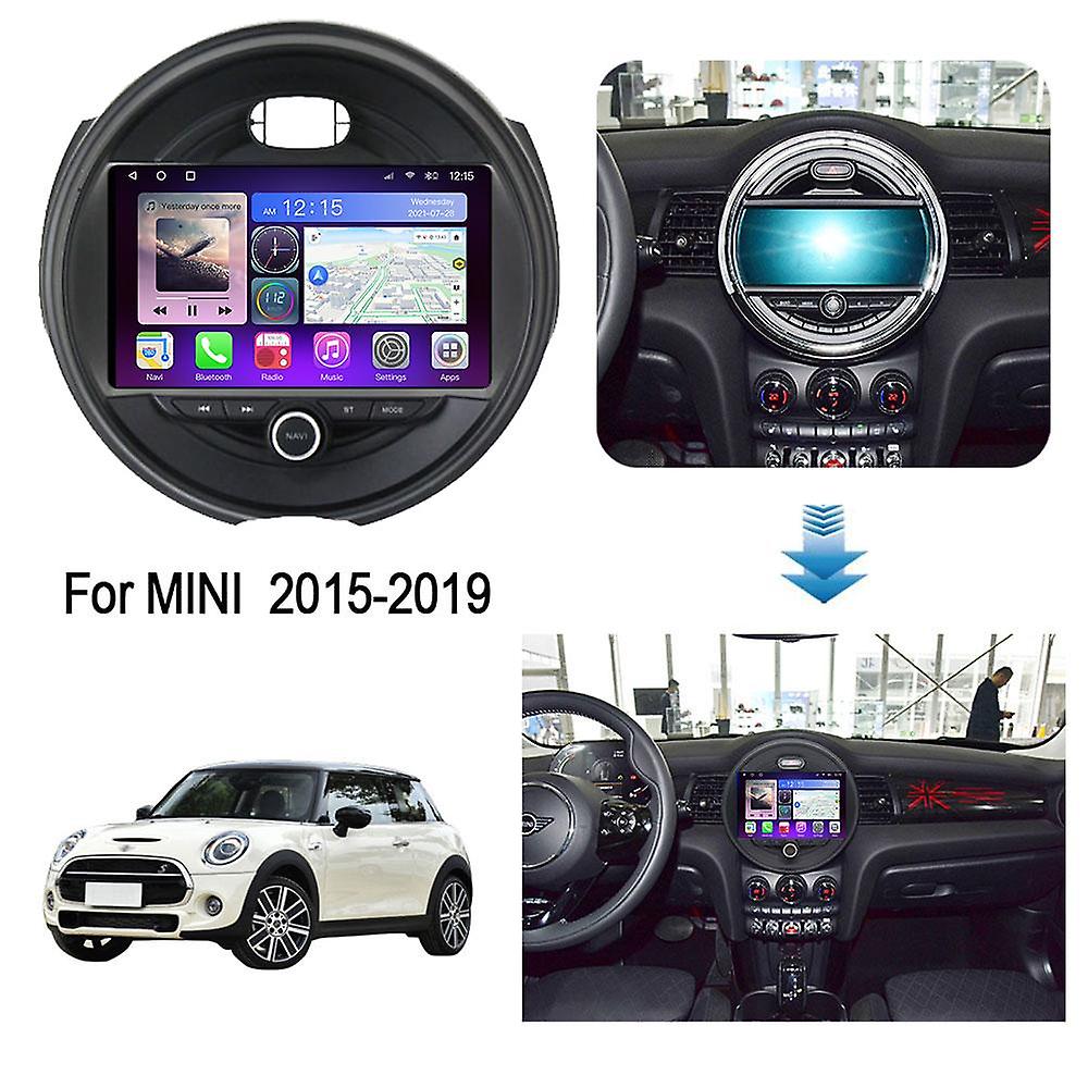 9" Android 12 bilstereo Mini Cooper  F54 F55 F56 F60 ( 2014-2019 )     GPS wifi carplay android auto blåtand rds Dsp, RAM: 4GB, ROM: 64GB, 4GSIM