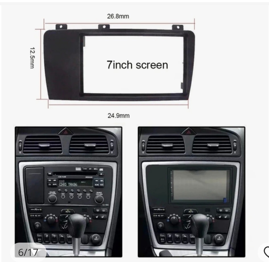 7"android 12 bilstereo volvo v70,xc70,S60 (2005---2008)RDS,carplay ,android auto, RAM:8GB,ROM:128GB,GPS,Rattkontroll  4GSIM,