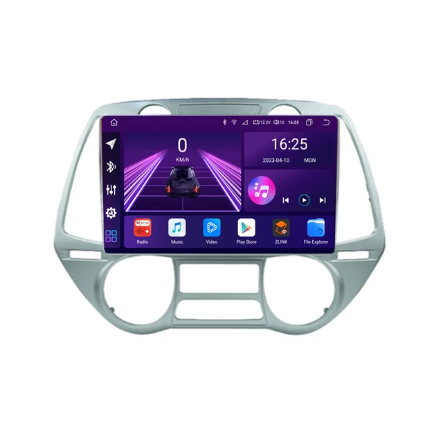 9"android 13 bilstereo  Hyundai i20( 2008--2014) gps wifi carplay android auto blåtand rds Dsp Rom: 64GB,RAM:64GB, 4GSIM