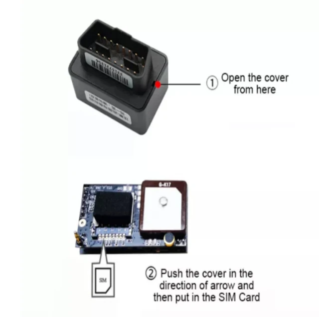 ODB2 med wifi, gps spårning  4G sim