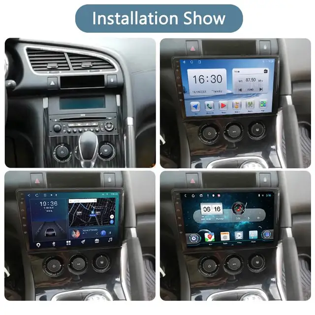 9"android 12 bilstereo Peugeot 3008/5008 (2009---2015) gps,RDS carplay android auto, dsp,blåtand, wifi,RAM:8GB,ROM : 128GB, 4G SIM