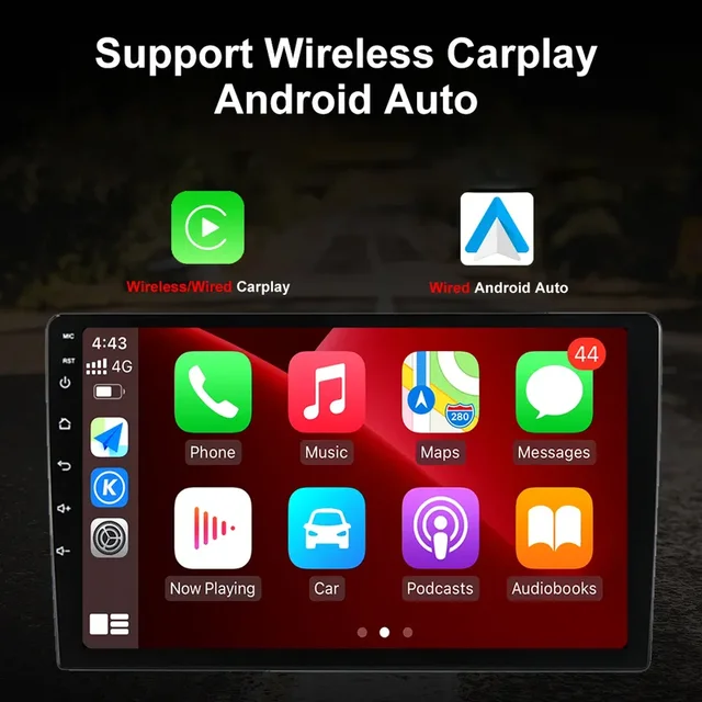 9"android 13  bilstereo  Mitsubishi L200 ( 2015---2019) gps wifi carplay android auto blåtand rds Dsp  Ram: 2GB, ROM: 32GB, 4G LTE
