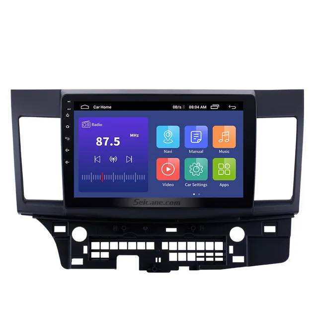 10,1" android 11, bilstereo Mitsubishi Lancer( 2009--2015) gps wifi carplay android auto blåtand rds Dsp RAM:4GB,ROM: 64GB,4G LTE