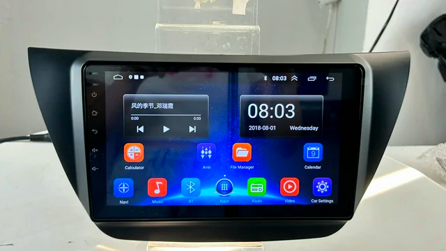 9"android 11,bilstereo Mitsubishi Lancer 9 (2006---2010) gps wifi carplay android auto blåtand rds Dsp RAM:2GB, ROM:32GB,4G LTE