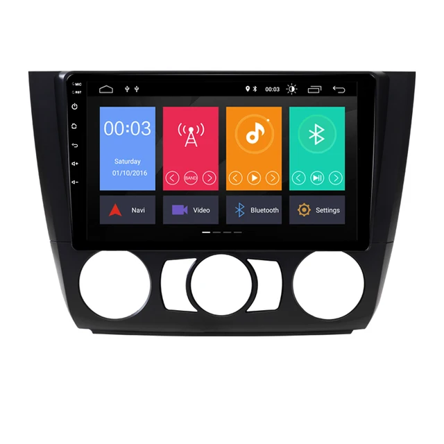 9"android 12, bilstereo  BMW 1 SERIES E88,72,81,87(2004--2011) gps wifi carplay android auto blåtand rds Dsp RAM:2GB ROM; 32GB,4G LTE