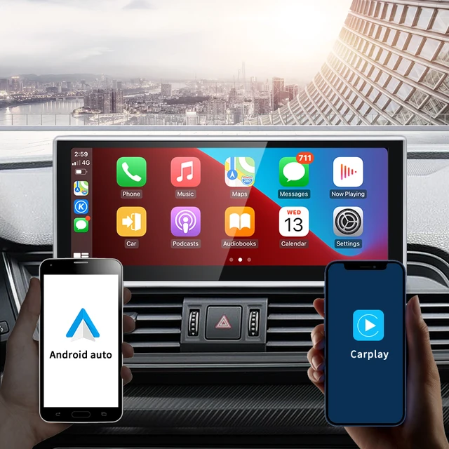 12.3" android 13, bilstereo Audi A4 b9 ,A5 (2017---2021) gps wifi carplay android auto blåtand rds Dsp RAM:8GB, ROM: 128GB,4G  LTE