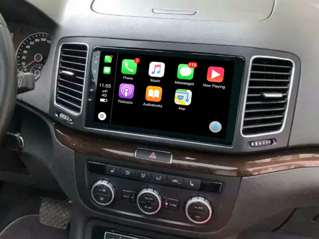 9"android 11 bilstereo Vw SHARAN (2011----2018) GPS  RDS,WiFi, carplay, blåtand, 32GB 4G-modul