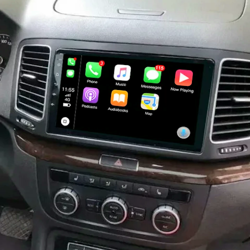 9"android 11 bilstereo Vw SHARAN (2011----2018) GPS  RDS,WiFi, carplay, blåtand, 32GB 4G-modul