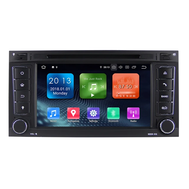 7"android 12,bilstereo dvd spelare  VW MULTIVAN T5( 2003--2015) GPS wifi carplay android auto blåtand rds Dsp RAM:8GB,ROM: 128GB, 4G LTE