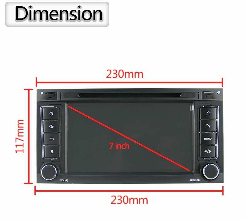 7"android 12,bilstereo dvd spelare  VW MULTIVAN T5( 2003--2015) GPS wifi carplay android auto blåtand rds Dsp RAM:8GB,ROM: 128GB, 4G LTE