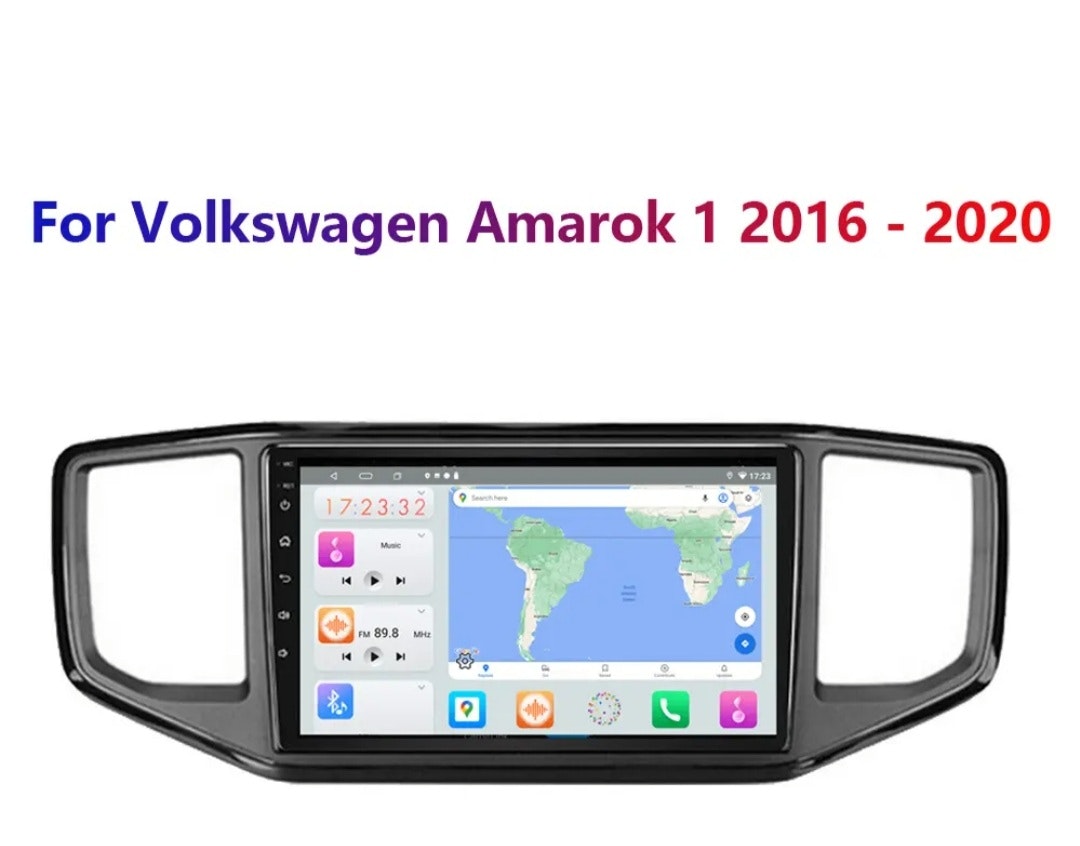 9"android 12, bilstereo vw Amarok  (2016--2021) gps wifi carplay android auto blåtand rds Dsp RAM:6GB, ROM:128GB 4G LTE