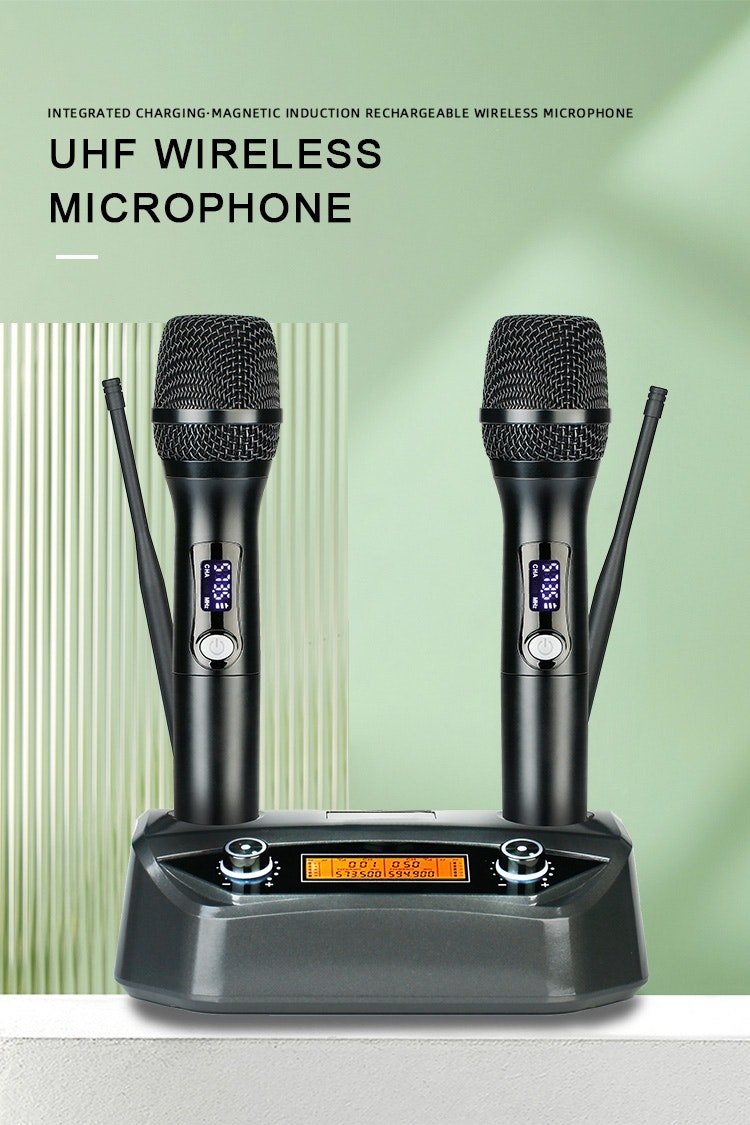 Trådlöst karaoke mikrofon system  med laddaren