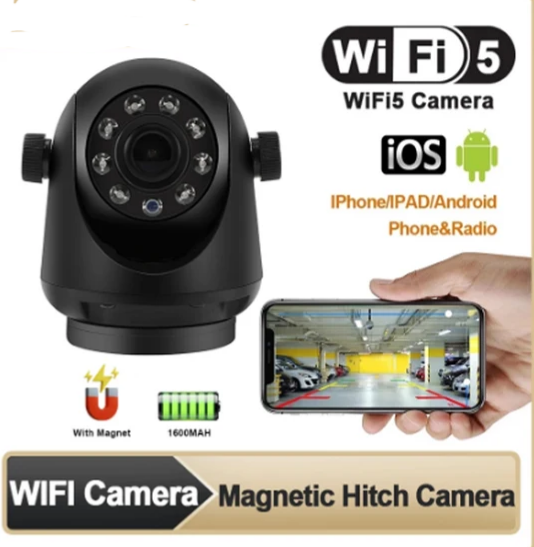 Magnetik  trådlös 5G wifi backkamera