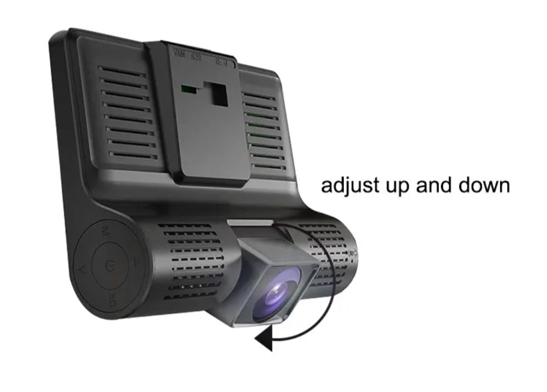3 kameror  Dvr 4.3" Dash kamerasystem