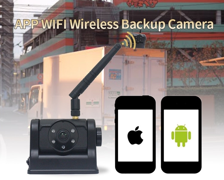 Wifi backkamera  med batteri & magnet