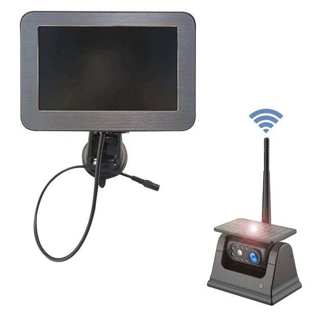 5" Solcell  wifi backkamera system