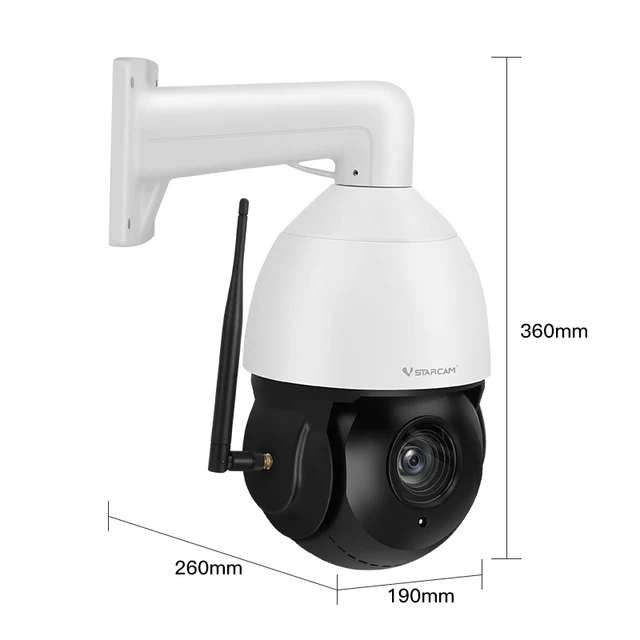 4G utomhus  bevakningskamera  30× optisk zoom