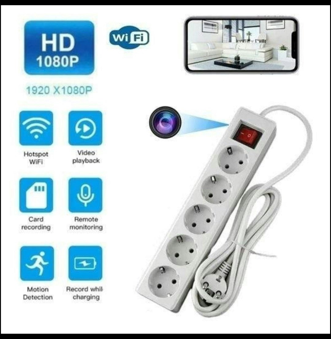 Grenuttag  med wifi dold videokamera+128GB extra minne