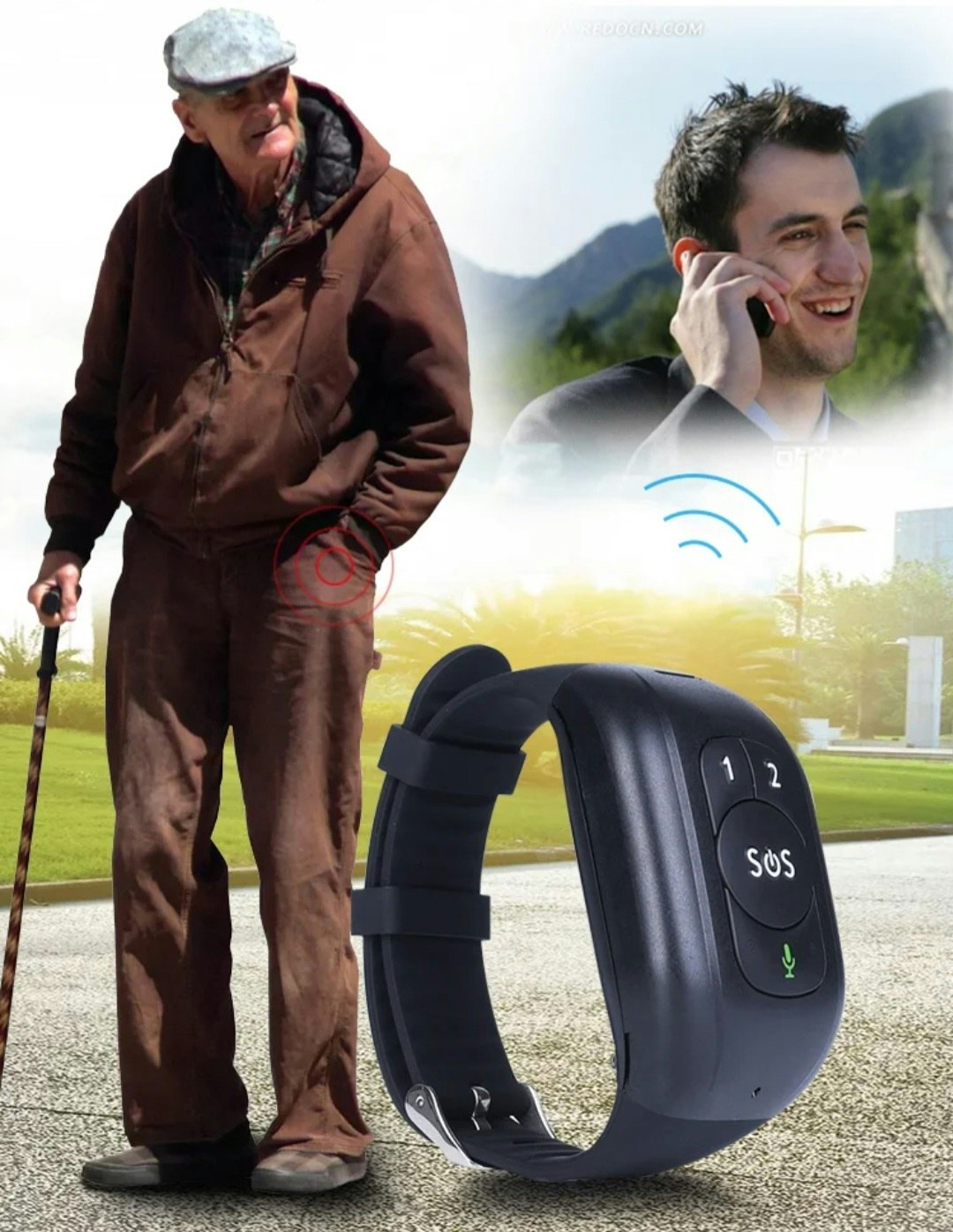 4G GPS-spårningsarmband 