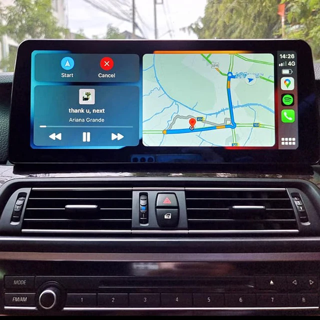 12.3" android 12 bilstereo BMW 5 Series F10/F11 2013-2017 NBT system  gps carplay android auto blåtand rds Dsp ROM:128GB  ,RAM:8GB, 4G wifi modul