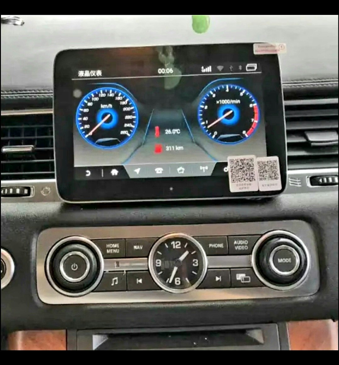 8.4" bilstereo  Land Rover Discovery  4 ( 2010----2016) GPS wifi carplay android auto blåtand rds Dsp RAM:4, ROM: 64GB, 4G LTE