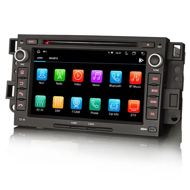 7" android  12, bilstereo med dvd spelare, Peugeot Bipper (2008-2016) gps wifi carplay android auto blåtand rds Dsp RAM:4GB, ROM: 64GB, 4G LTE