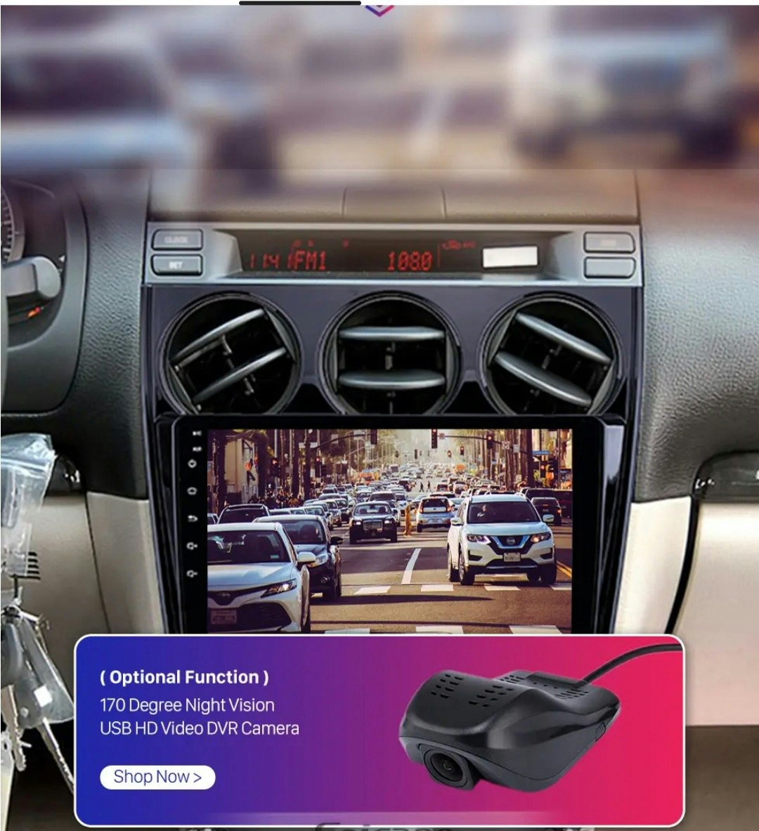 9"android 13 bilstereo  Mazda 6( 2003---2015) gps wifi carplay android auto blåtand rds Dsp RAM:4GB, ROM:64GB, 4G LTE