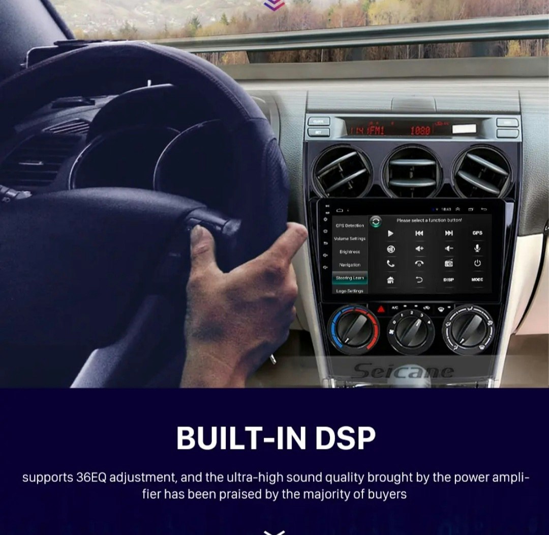 9"android 13 bilstereo  Mazda 6( 2003---2015) gps wifi carplay android auto blåtand rds Dsp RAM:4GB, ROM:64GB, 4G LTE