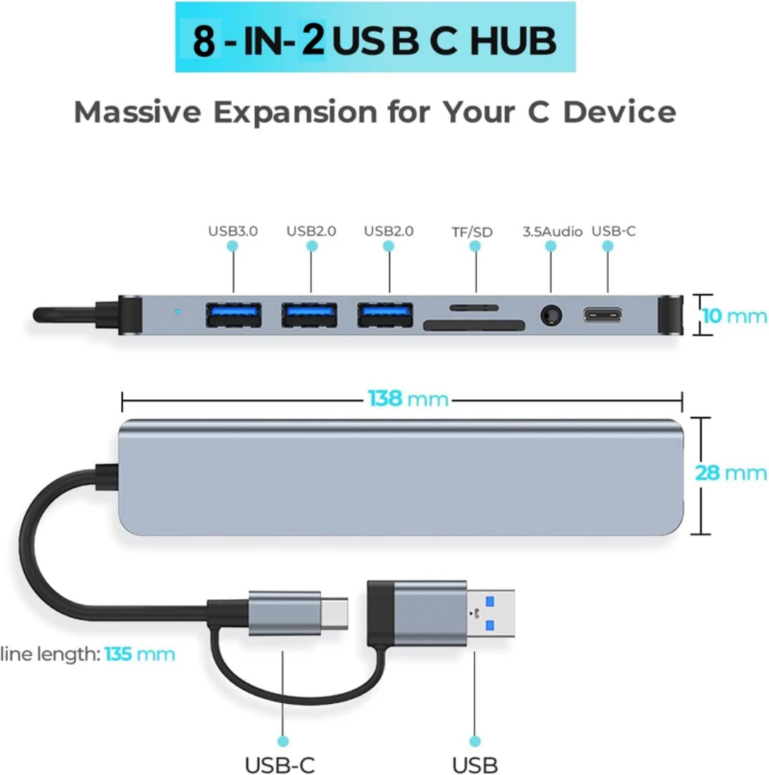 8 i 2 usb station