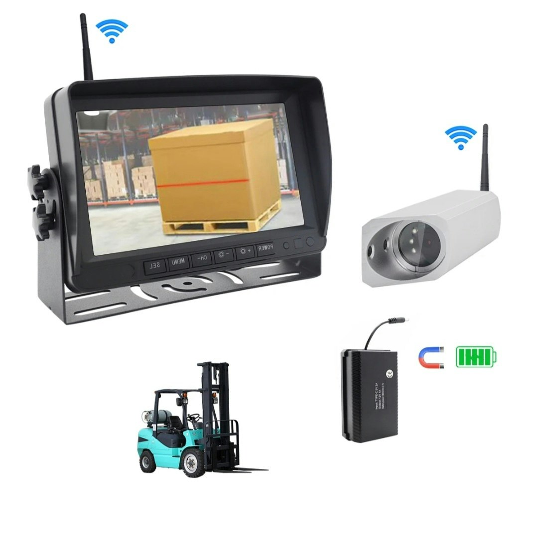 48volt  trådlöst  4 kanaleer Truck kamerasystem +7" dvr monitor