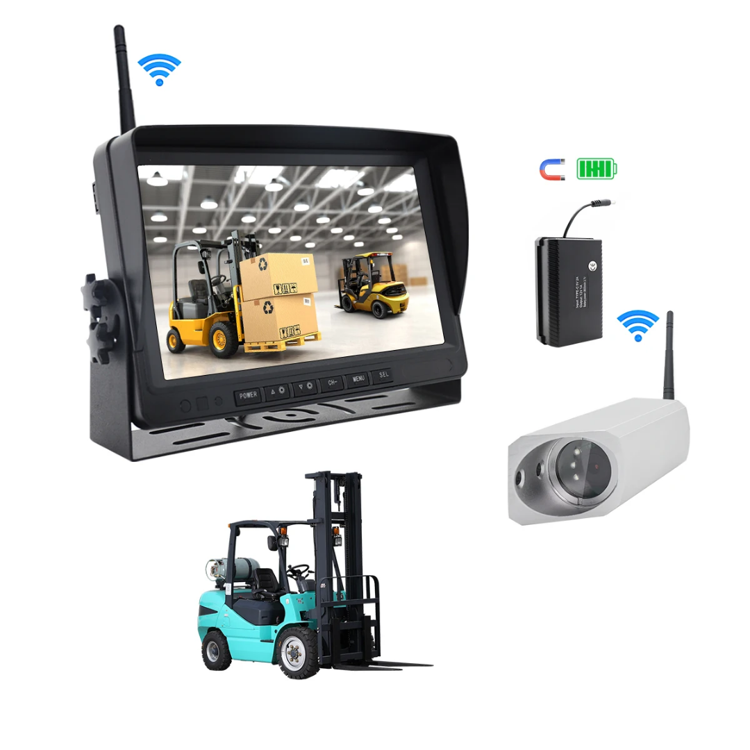 48volt  trådlöst  4 kanaleer Truck kamerasystem +7" dvr monitor